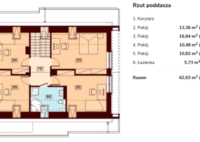 Rzut parteru - Marsala D-L - Domy Jaworzno
