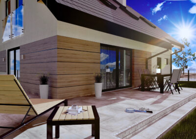 Widok tył - Marsala D-L - Chrzanowska - Domy Jaworzno